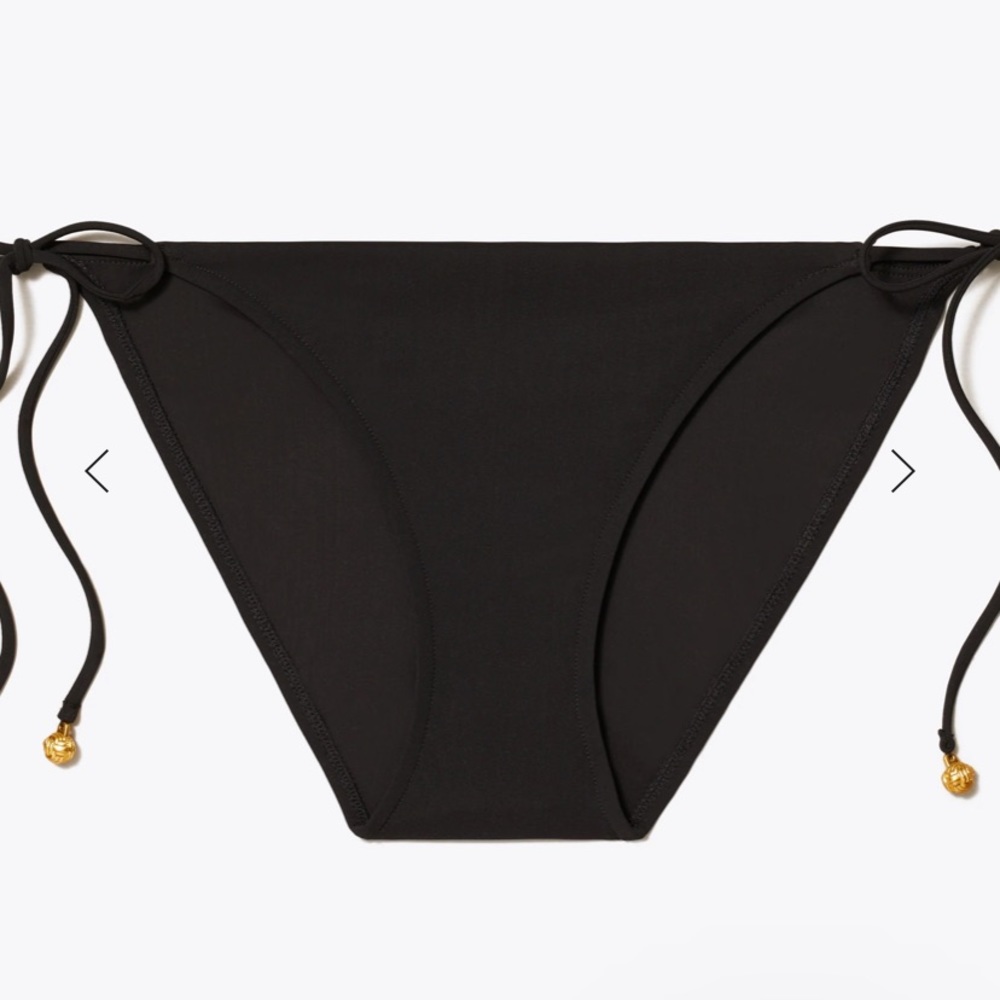 Tory Burch Solid String Bikini Bottom